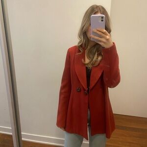 Ark & Co Women's Red Pea Coat